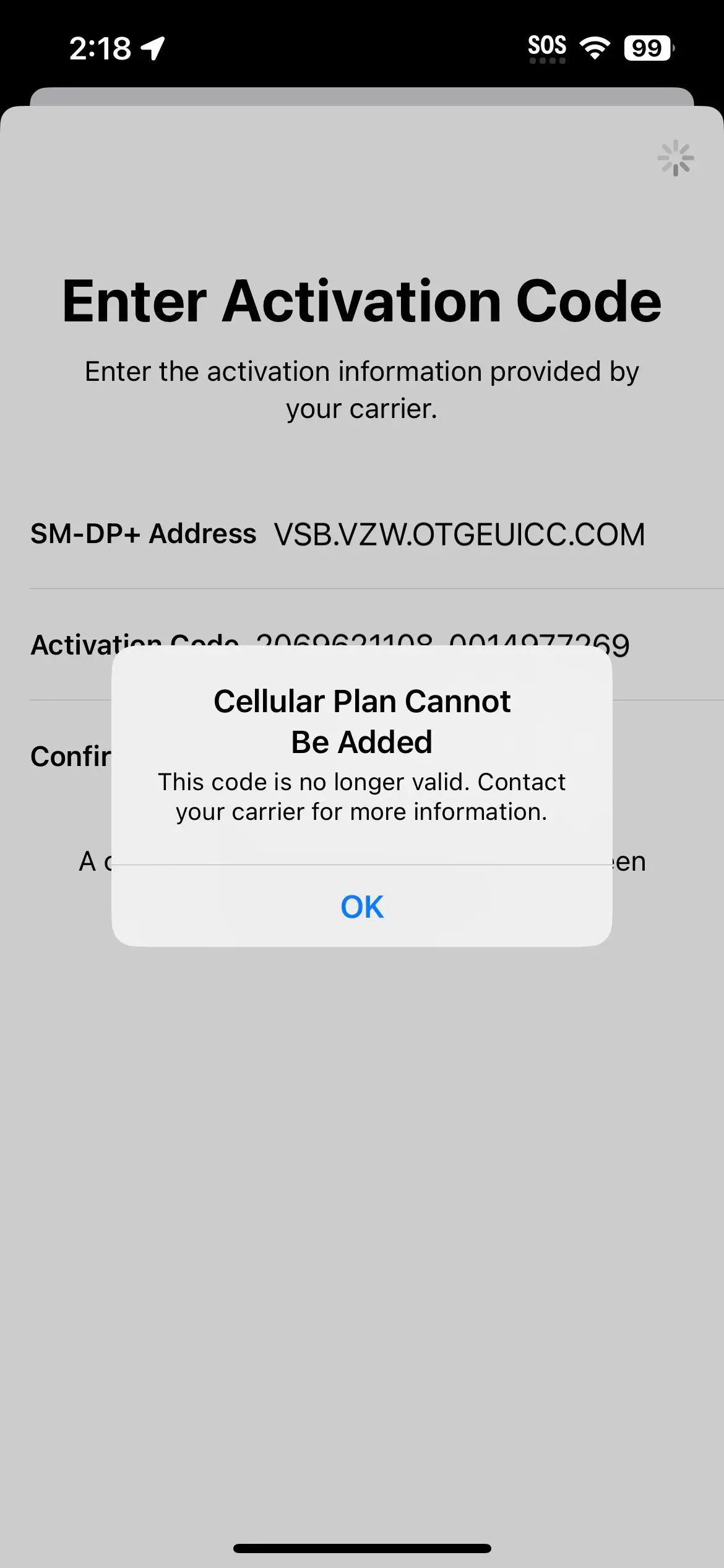Activate your eSIM once you arrive at destination